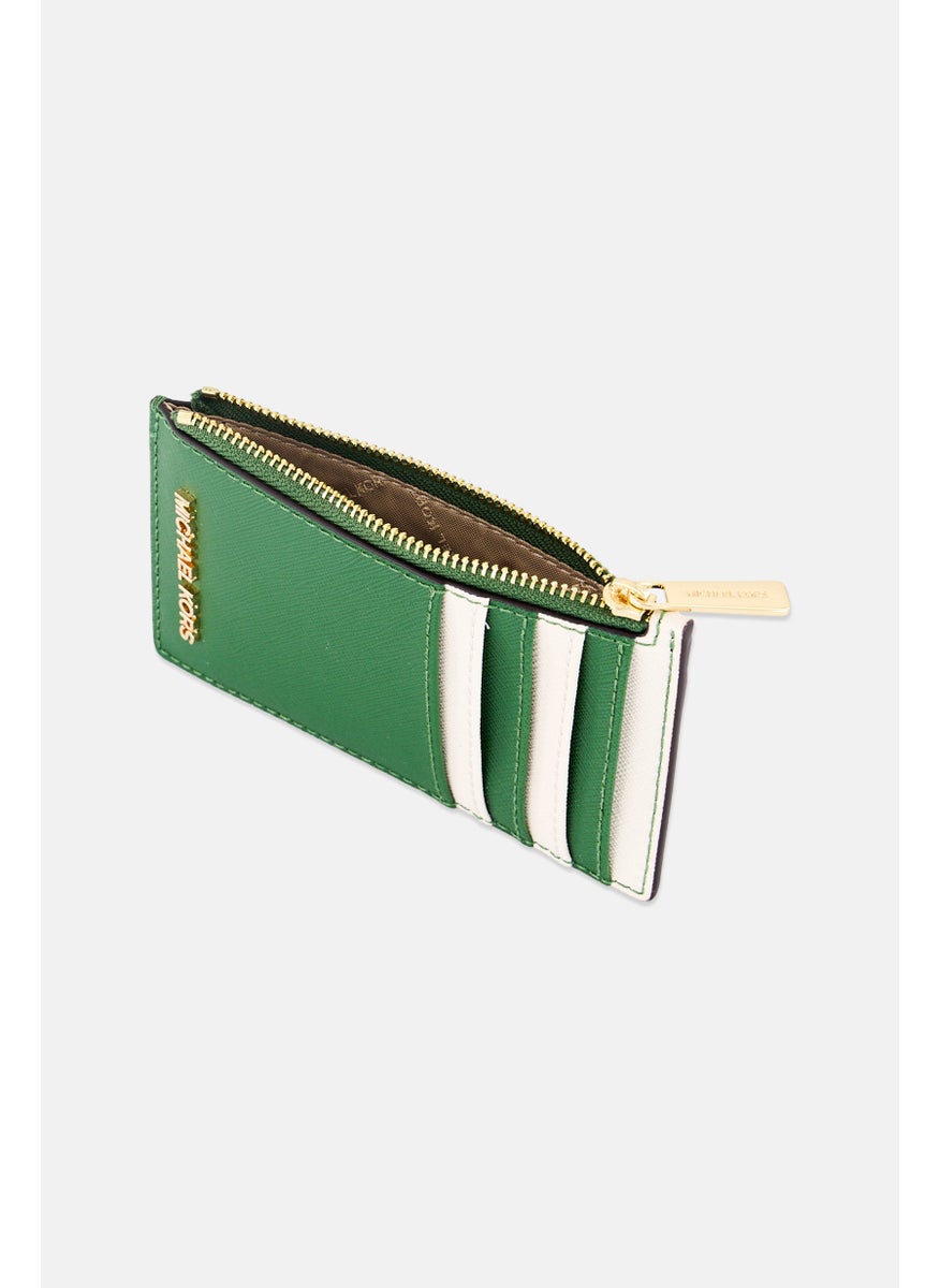 Women Brand Logo Wallets 13 L x 8 H x 1 W cm, Green