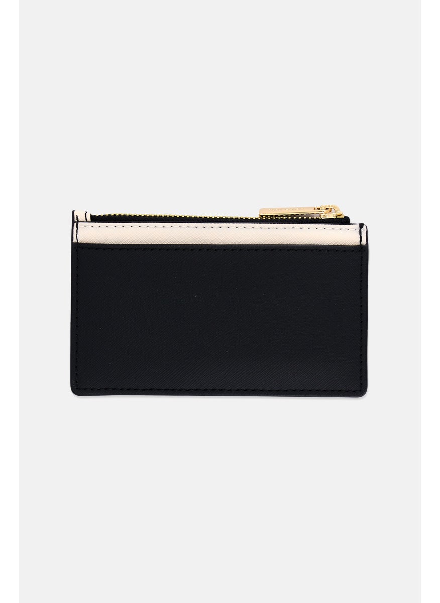 Women Brand Logo Wallets 13 L x 8 H x 1 W cm, Black