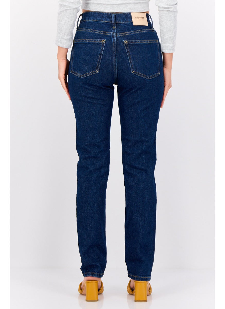 Women Slim Fit Washed Stretchable Jeans, Blue