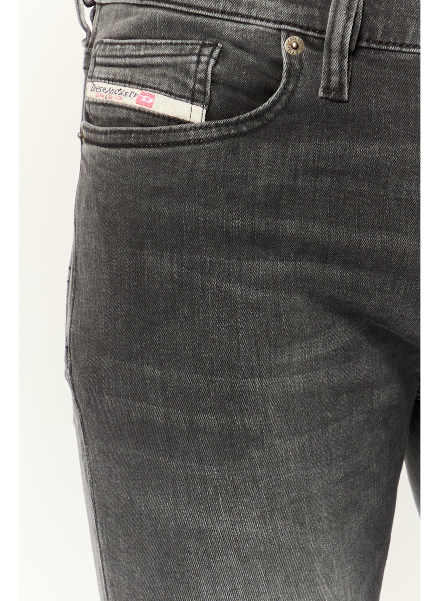 Men D-Luster Slim Fit Wash Stretchable Jeans, Grey