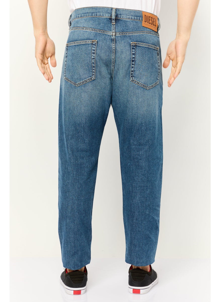 Men D-Strukt Slim Fit Wash Stretchable Denim, Blue