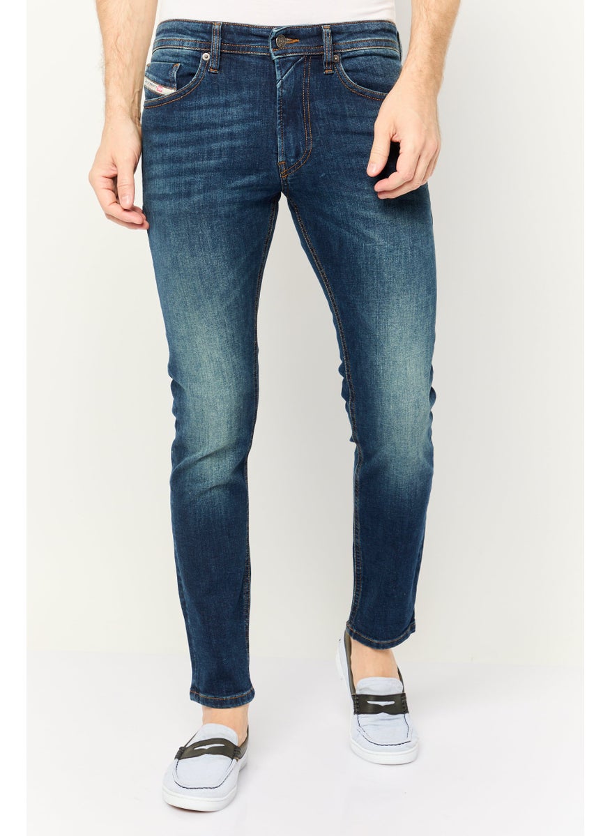 Men Thommer Slim Fit Washed Stretchable Jeans, Blue