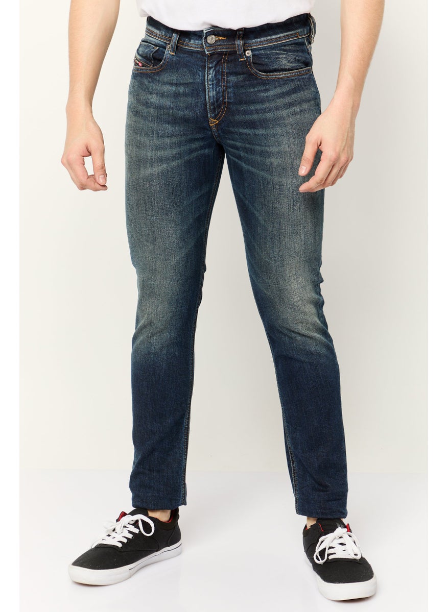 Men 1979 Sleenker Skinny Fit Washed Stretchable Jeans, Blue