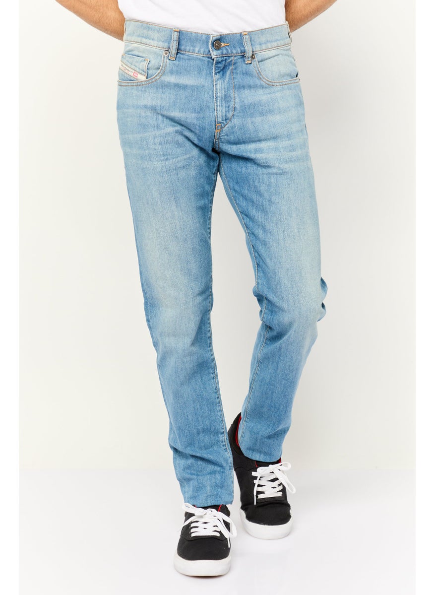 Men 2019 D-Strukt Slim Fit Washed Stretchable Jeans, Blue