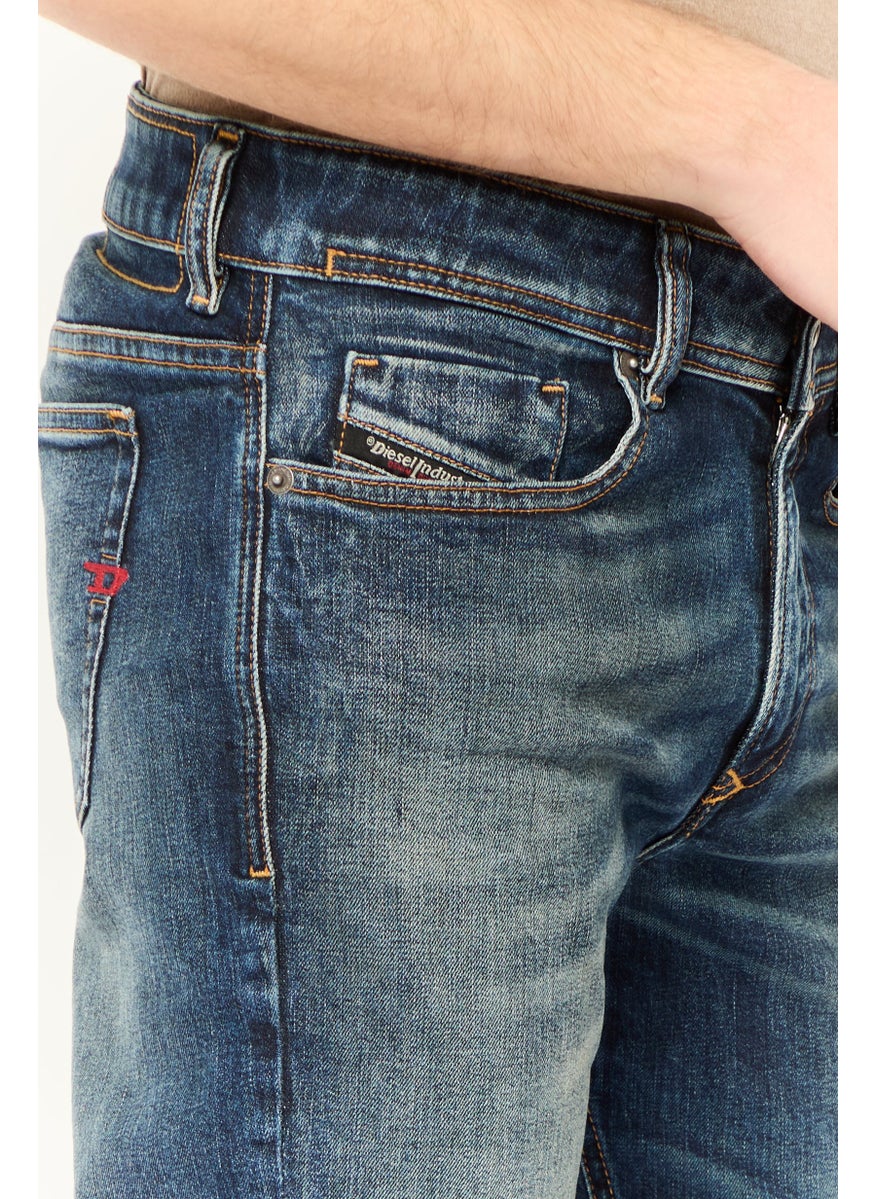 Men 1979 Sleenker Skinny Fit Washed Stretchable Jeans, Blue