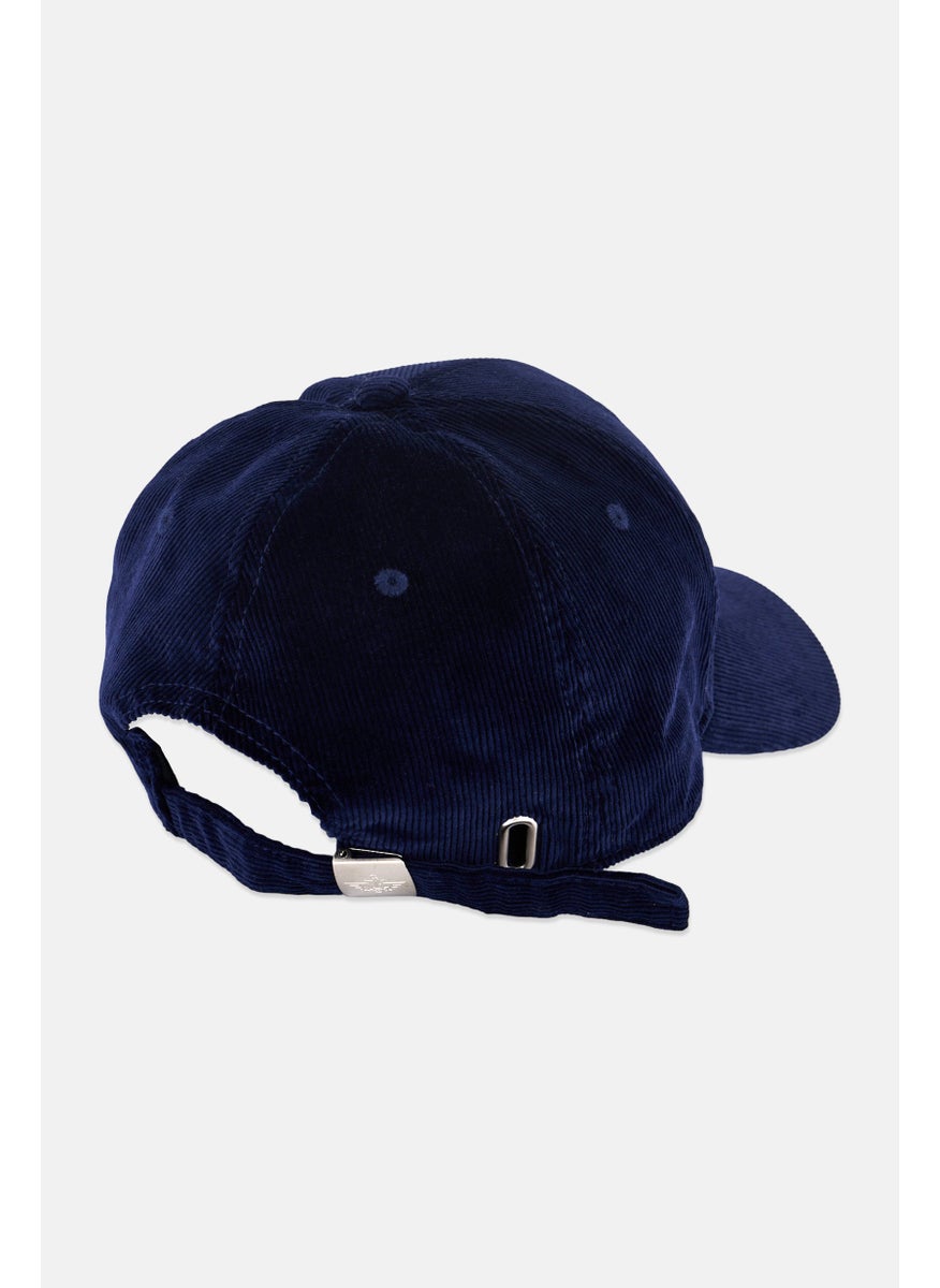 Men Embroidered Logo Adjustable Cap, Navy