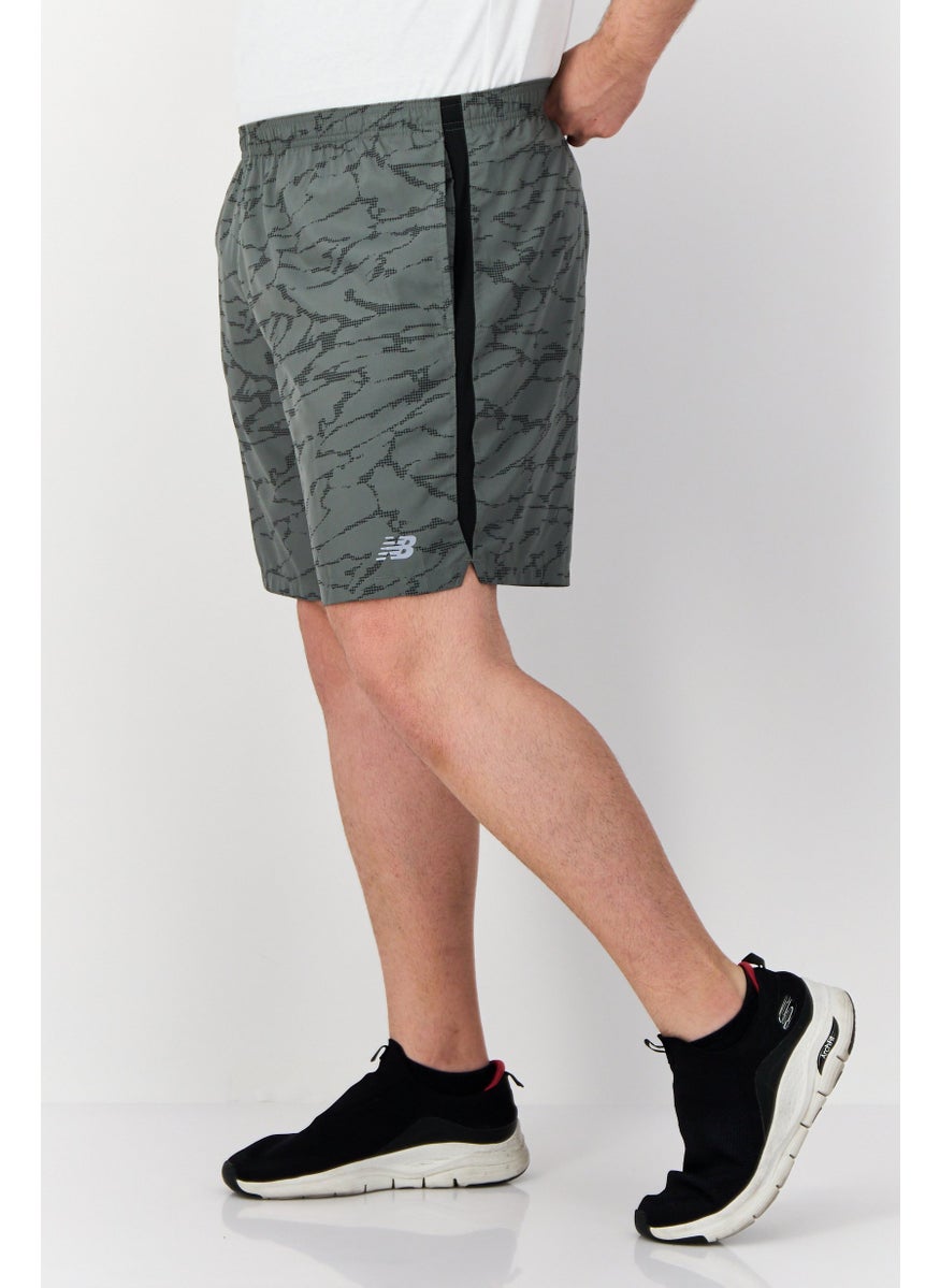 Men Sportswear Fit Training Shorts, Old Green