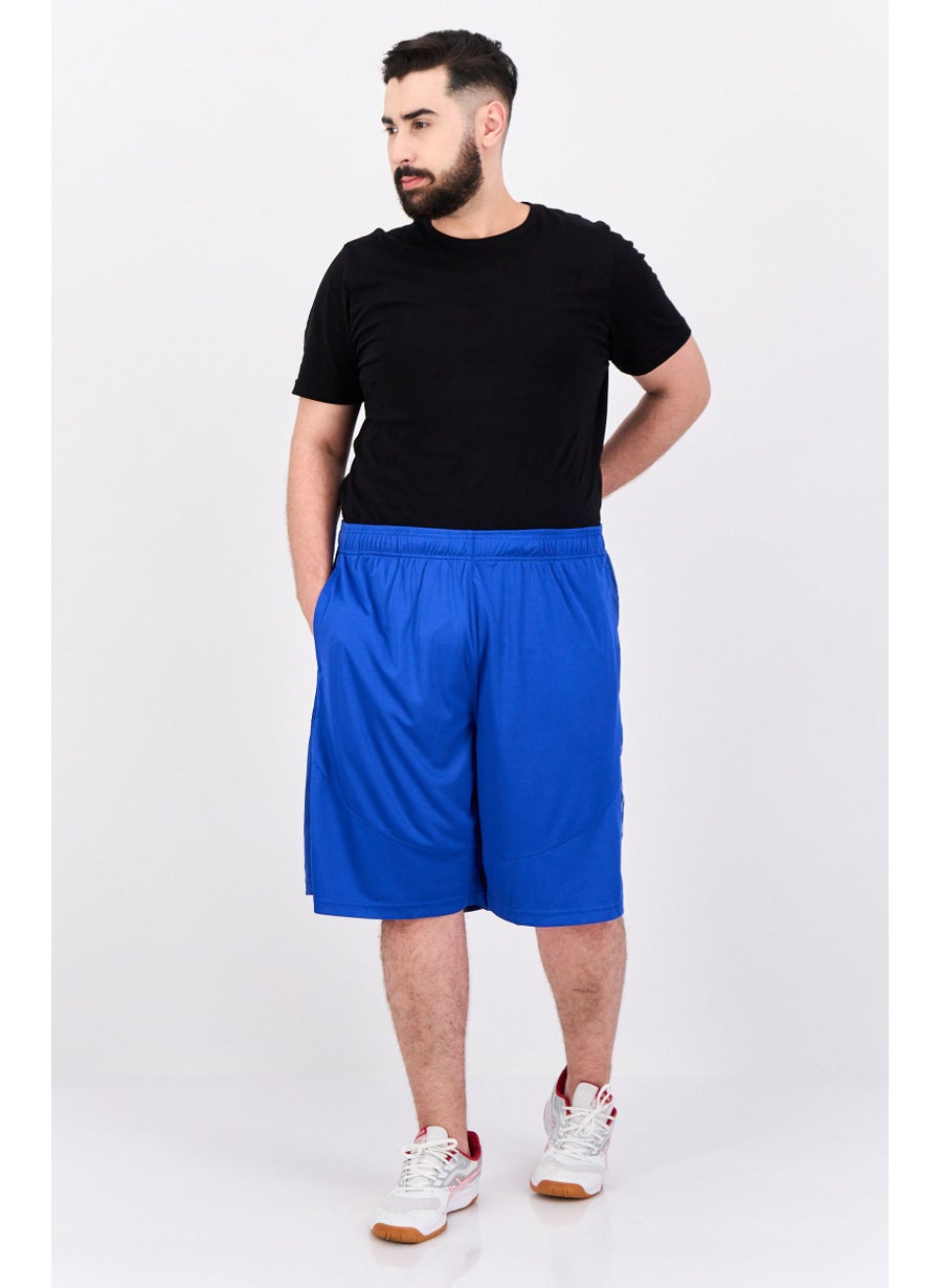 Men Sportswear Fit Drawstring Basketball Short, Royal Blue