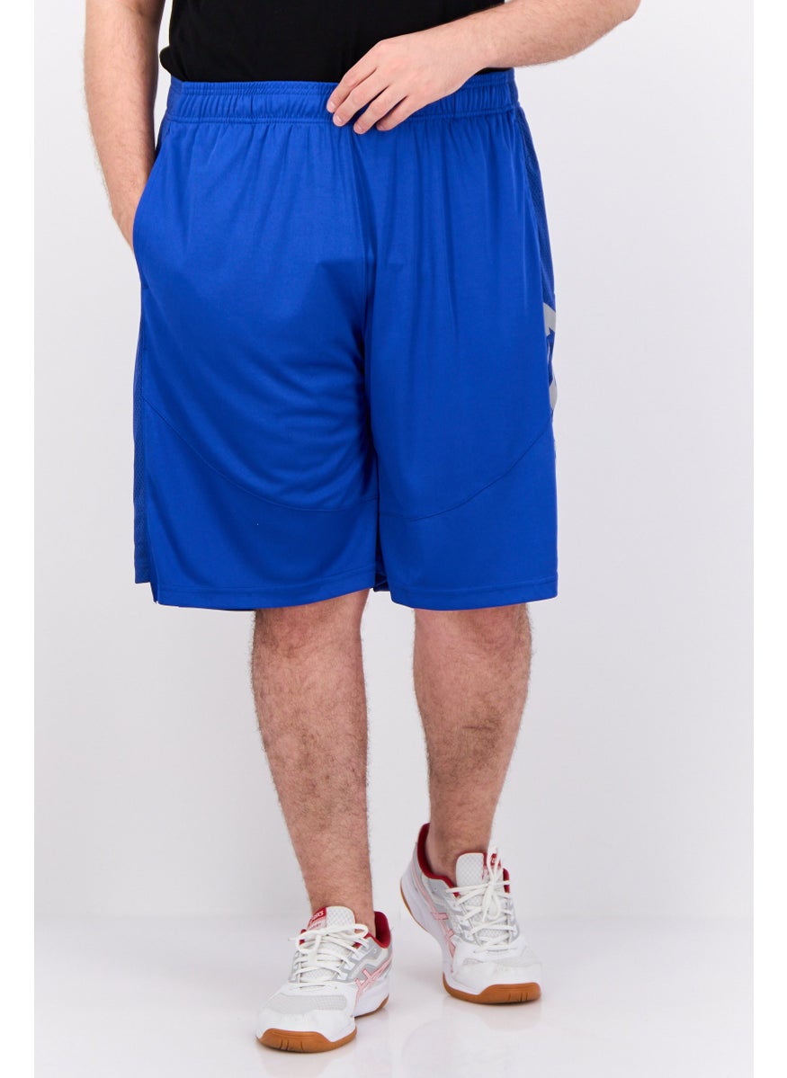 Men Sportswear Fit Drawstring Basketball Short, Royal Blue