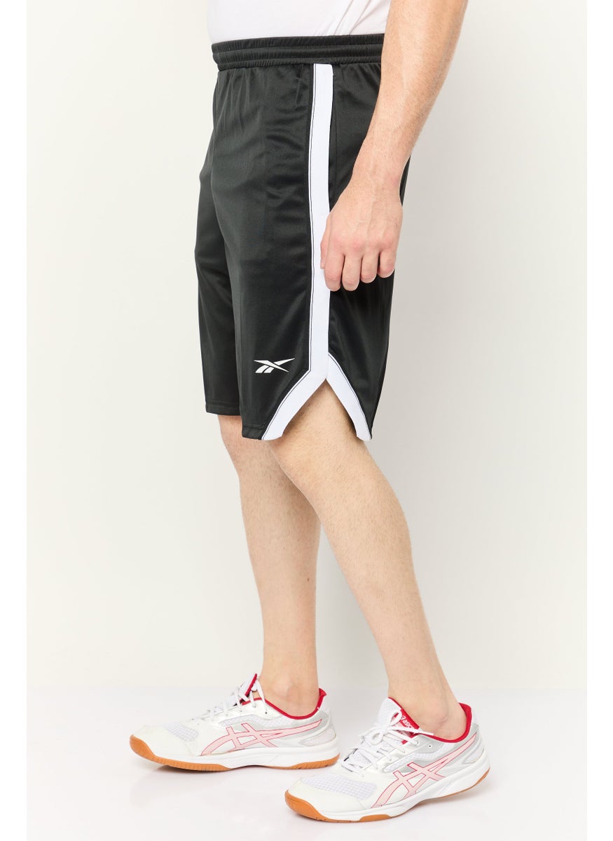 Men Sportswear Fit Brand Logo Training Short, Black