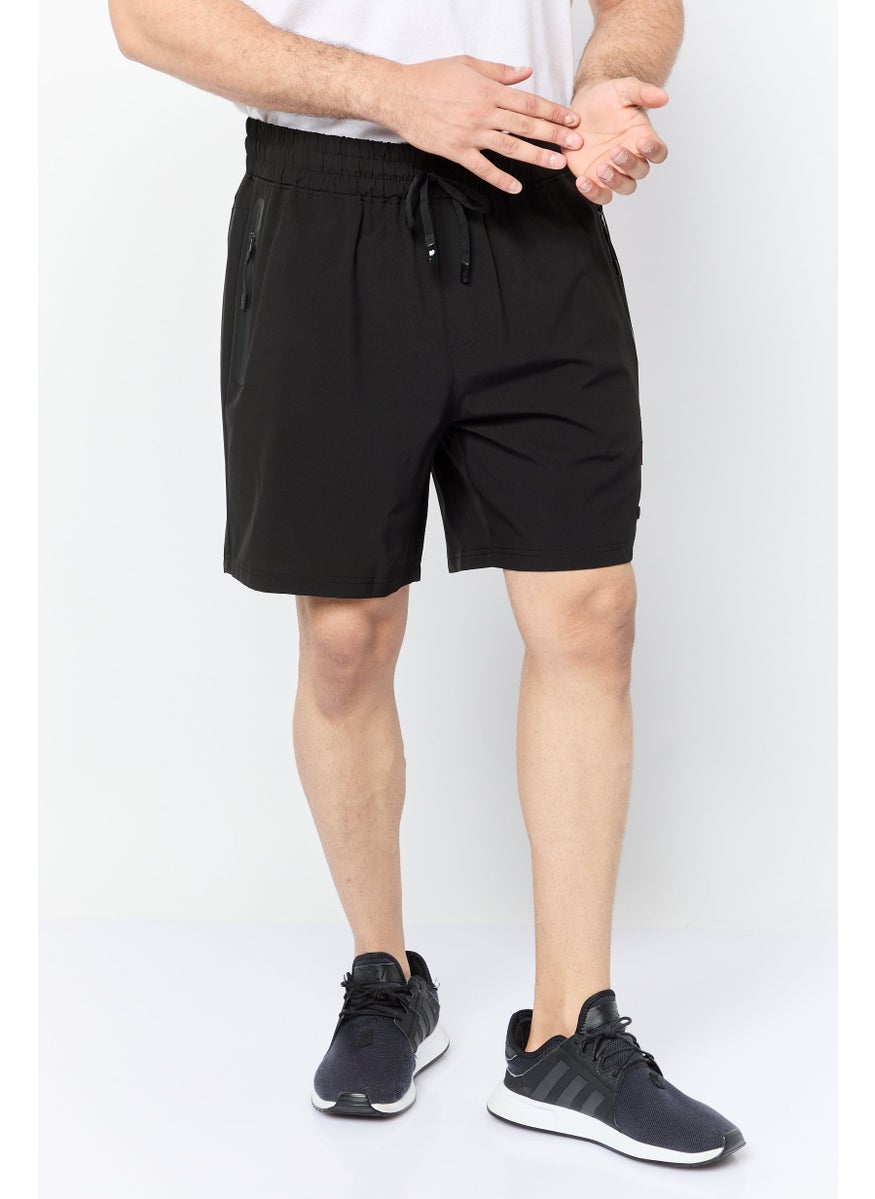 Men Sportswear Fit Training Shorts, Black