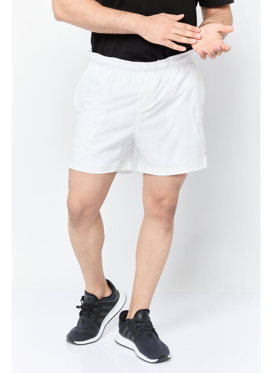 Men 5 Inseam Sportswear Fit Training Shorts, White