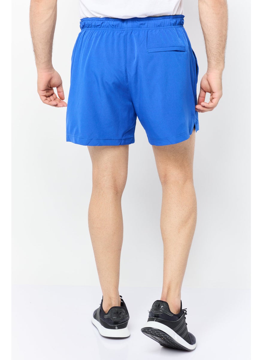 Men 5 Inseam Sportswear Fit Training Shorts, Blue