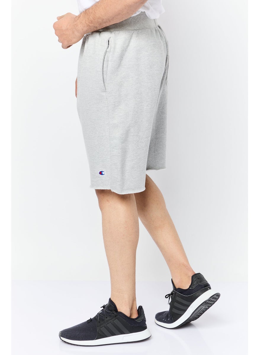 Men Sportswear Fit Outdoor Shorts, Grey