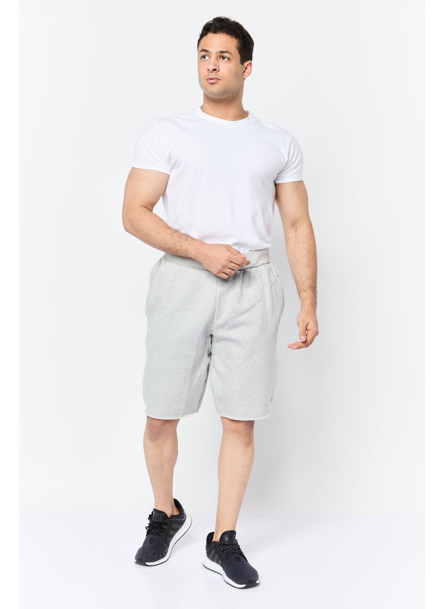 Men Sportswear Fit Outdoor Shorts, Grey