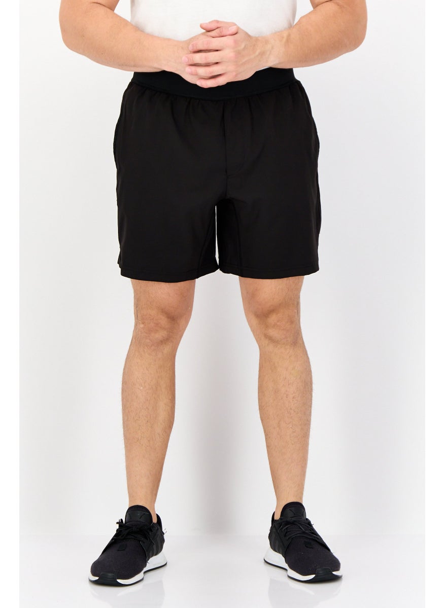 Men 7 Inseam Sportswear Fit Training Shorts, Black