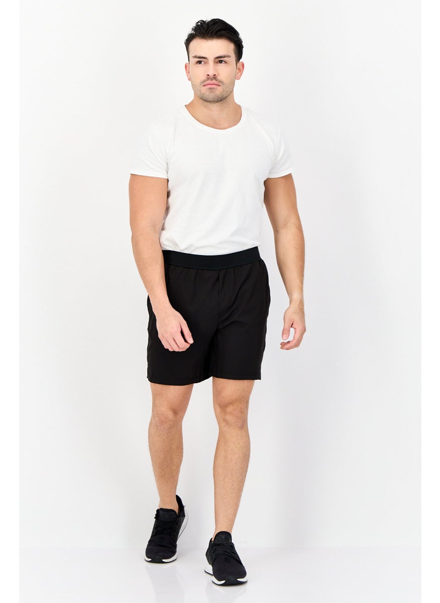Men 7 Inseam Sportswear Fit Training Shorts, Black