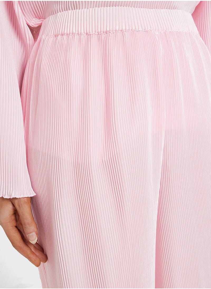 SOFT PLEATED PANTS