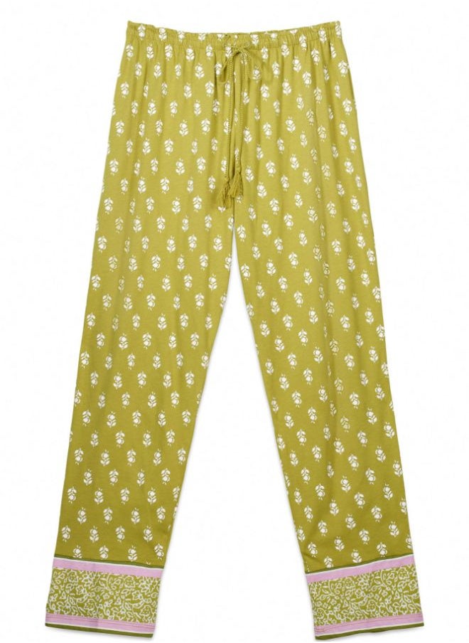 Long carrot trouser 100% cotton stamps