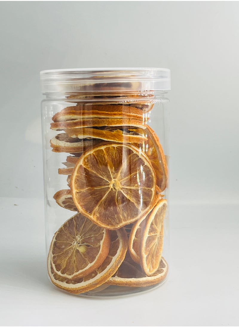 Premium Dried Orange 100g Jar - Naturally Sun-Dried Mandarin Orange Slices for Snacking, Baking, Juices, Crafts, and Home Decor | Nicense