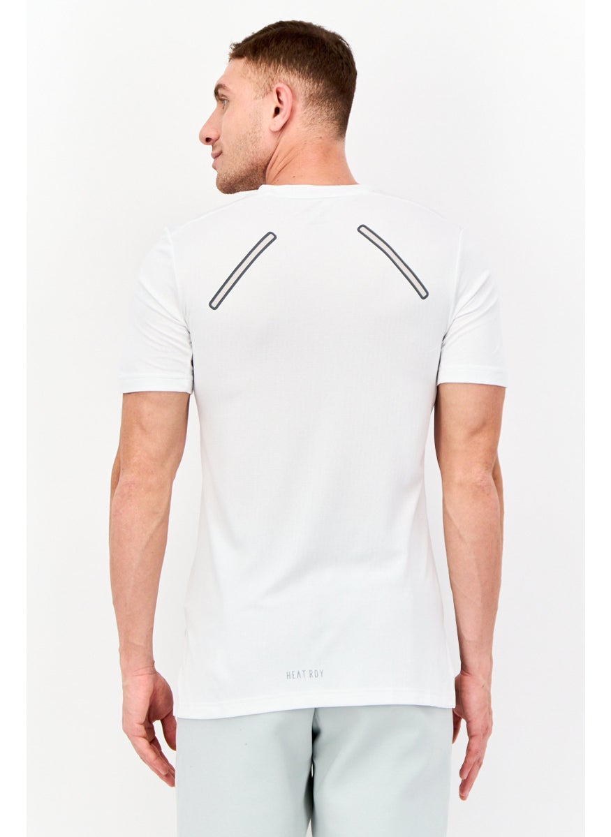 Men Sportswear Fit Short Sleeves Training T-Shirt, White