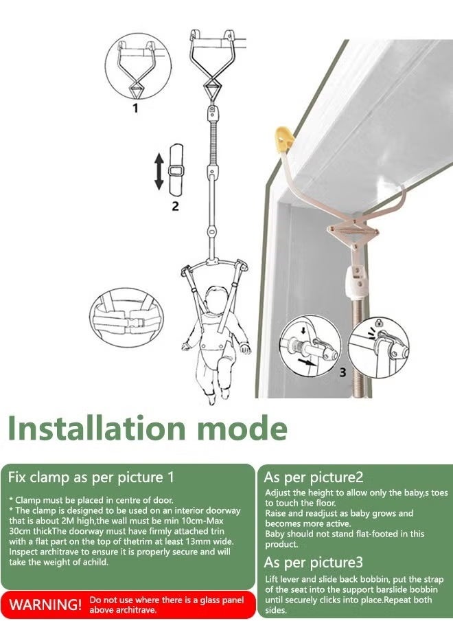 Baby Jumper with Toddler Swing Baby Jumper and Bouncer Indoor Toddler Swing Set