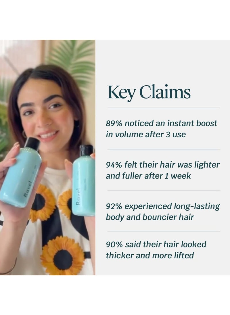 Volume Boost Shampoo, Provides Natural Volume, Adds Bounce & Helps Lift Roots, Volumizing Hair Shampoos, For Thin & Flat Hair, Men & Women - 200ml