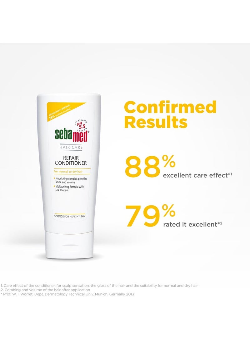 Hair Repair Conditioner | Ph5.5 I 88% 'Excellent Care' Results | Repairs Dry, Damaged Hair & Scalp | Moisturizing Formula Adds Shine & Volume Unscented, 200 Millilitre