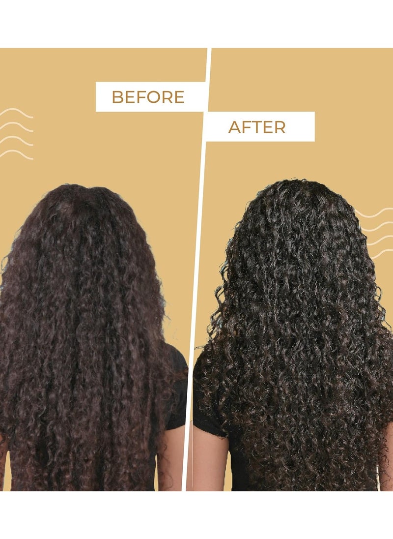 Clarifying Shampoo for Women & Men with Curly & Wavy Hair | Hard Water Expert To Deeply Cleanse, Remove Buildup & Exfoliate Scalp | with Vitamin C & Natural AHAs | Sulphate Free 100 ml