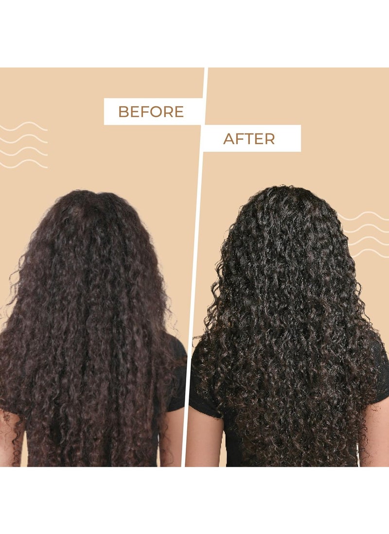 Hydrating Shampoo Straight,Wavy,Curly & Coily Hair|Curly Hair Shampoo Men & Women|Monoi Oil,Macadamia Oil,Green Tea Extract & Rice Protein|Hydrates,Balances Oil (Pack Of 1,237Ml)