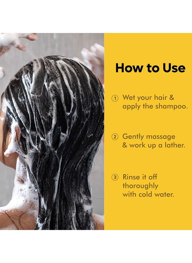 Damage Repair Shampoo with Moringa Oil & Avocado | Repairs Hair Damage | Paraben and Sulphate Free | Best Shampoo for Dry & Frizzy Hair (370ml)