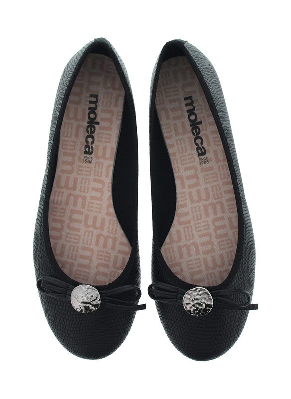 Moleca Ladies Ballerinas Black | Made In Brazil