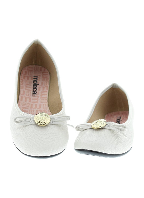 Moleca Ladies Ballerinas Off White | Made In Brazil