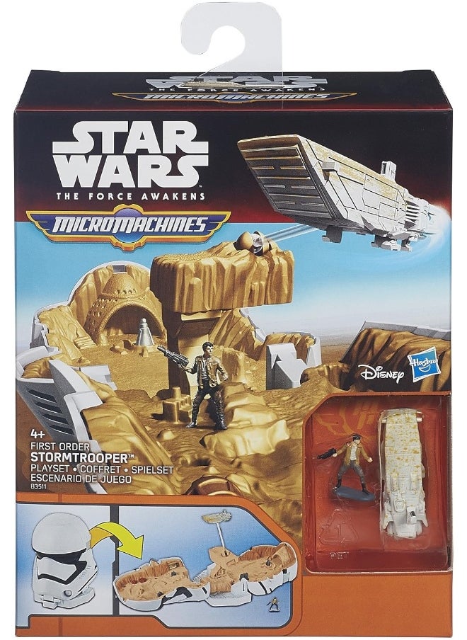 Star Wars The Force Awakens Micro Machines First Order Stormtrooper Playset