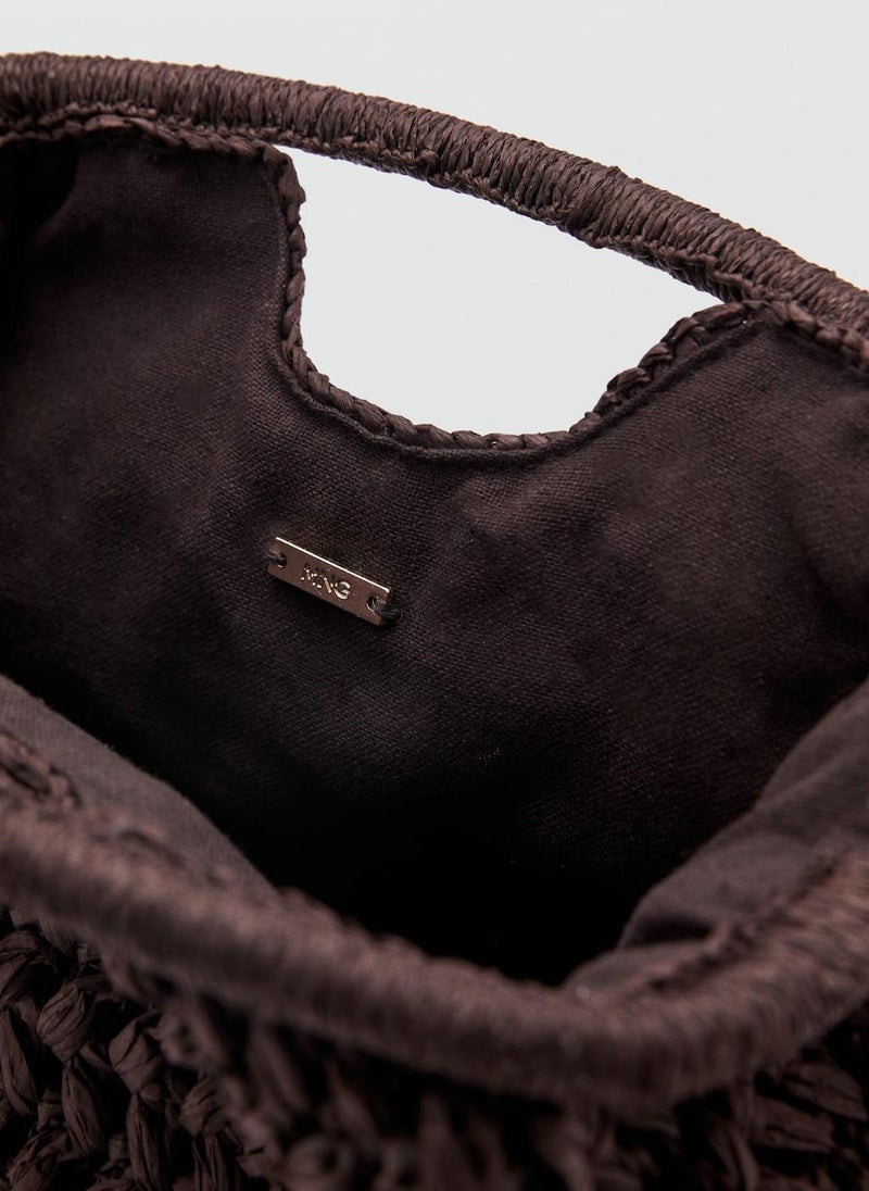 Natural Fiber Clutch Bag