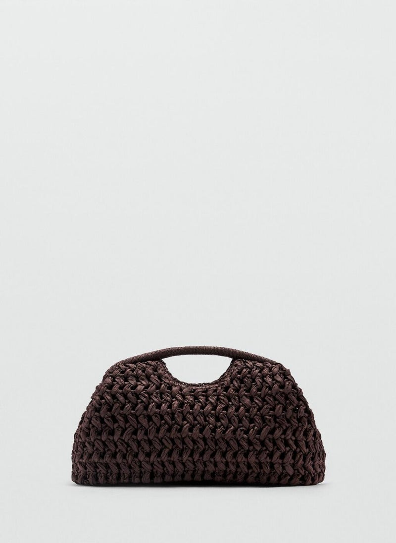 Natural Fiber Clutch Bag