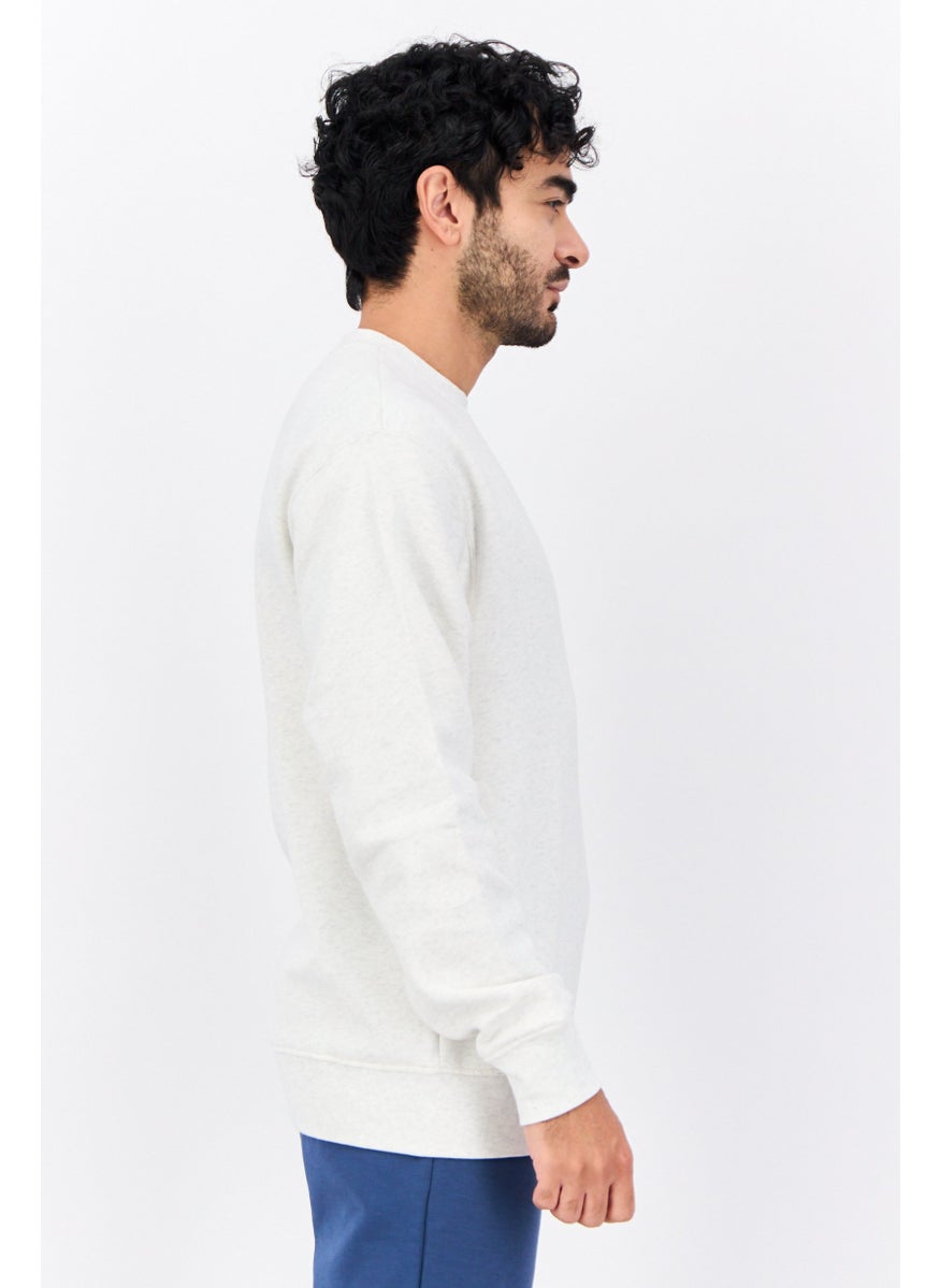 Men Sportswear Fit Outdoor Sweatshirt, Heather Grey