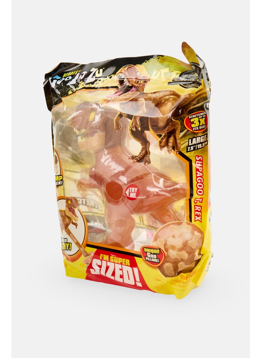 Heroes of Goo Jit Zu Jurassic World Large SupaGoo T Rex, Brown
