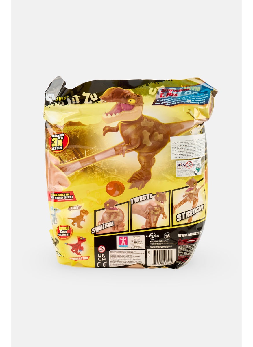 Heroes of Goo Jit Zu Jurassic World Large SupaGoo T Rex, Brown