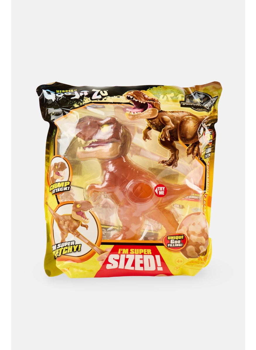 Heroes of Goo Jit Zu Jurassic World Large SupaGoo T Rex, Brown