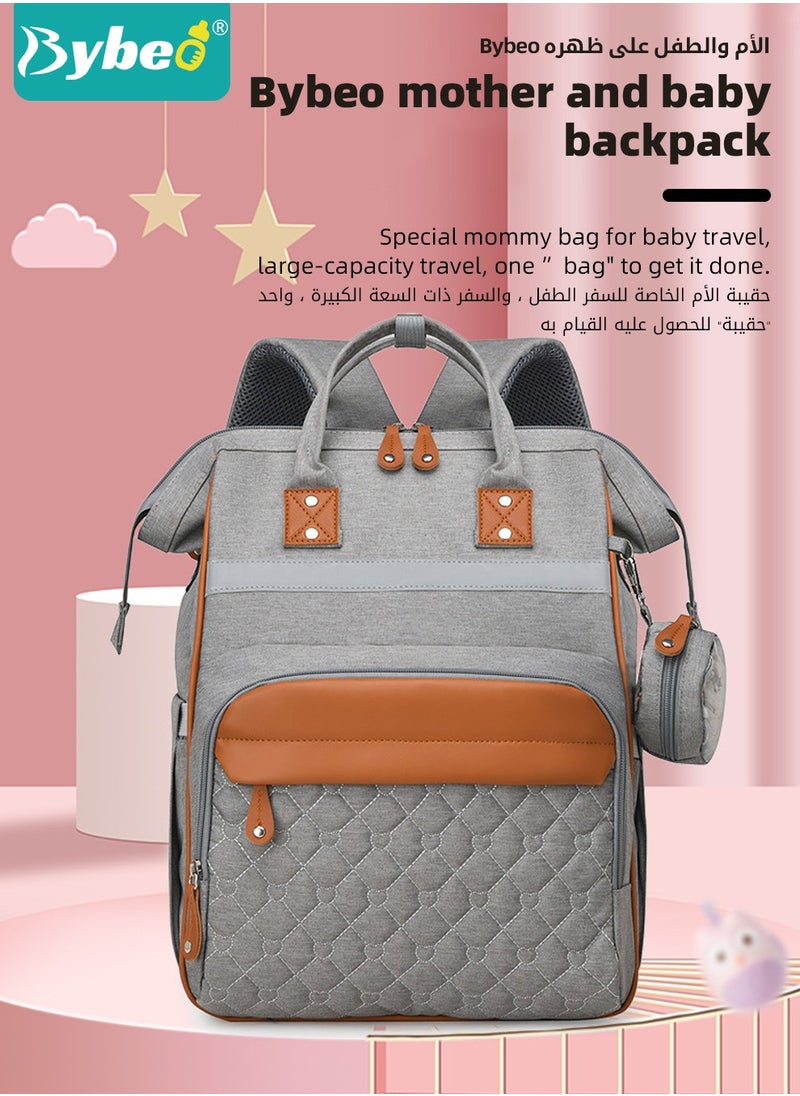 Diaper Bag Backpack, Nappy Bag Backpack, Baby Changing Bags, Multifunctional Travel Back Pack Maternity, Large Capacity, Waterproof and Stylish