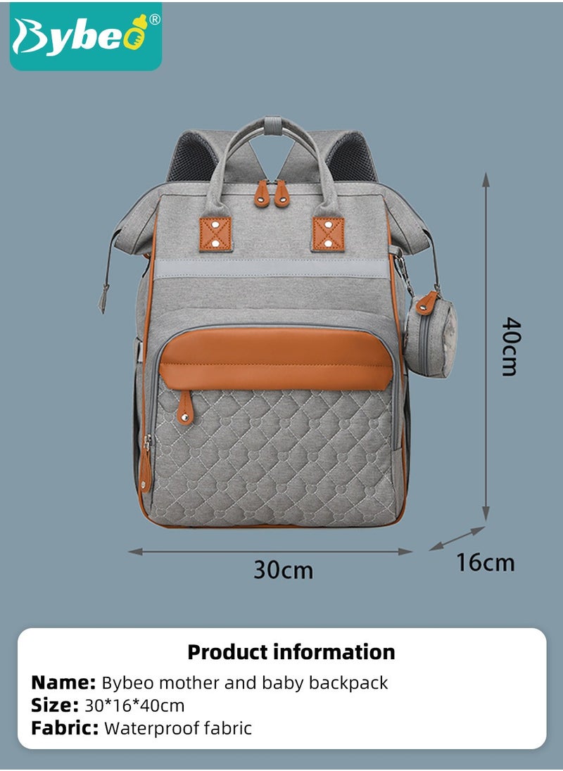 Diaper Bag Backpack, Nappy Bag Backpack, Baby Changing Bags, Multifunctional Travel Back Pack Maternity, Large Capacity, Waterproof and Stylish