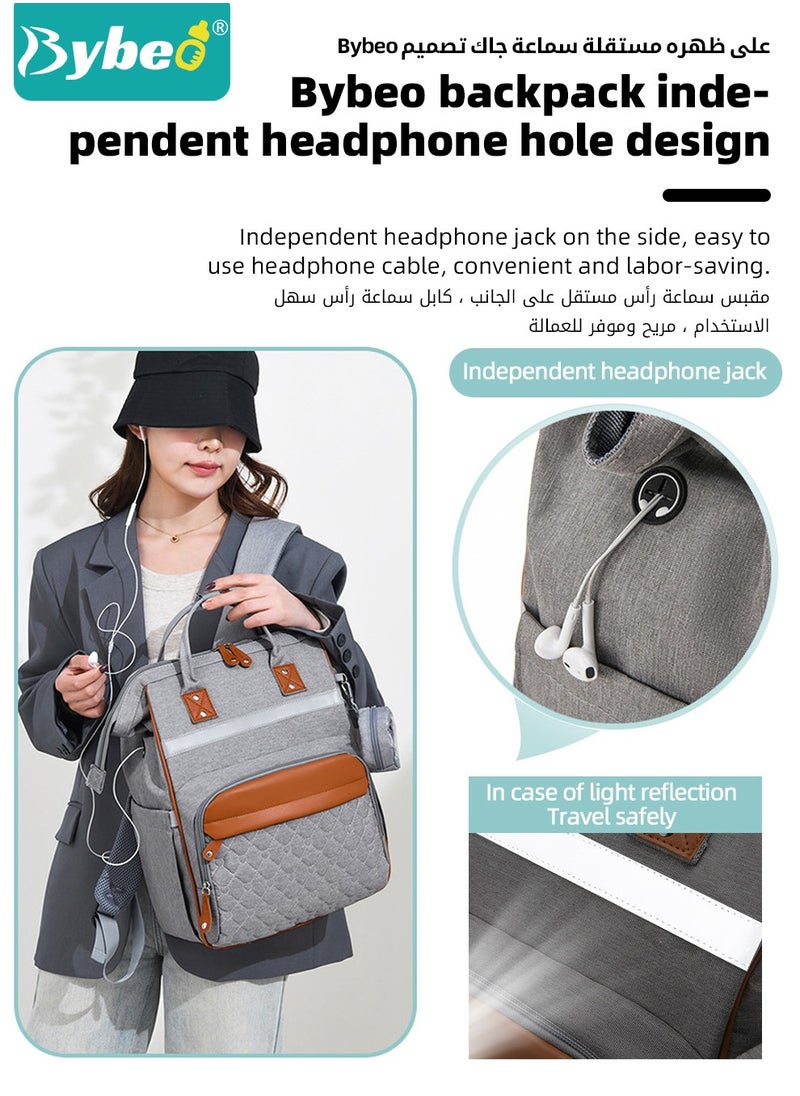 Diaper Bag Backpack, Nappy Bag Backpack, Baby Changing Bags, Multifunctional Travel Back Pack Maternity, Large Capacity, Waterproof and Stylish