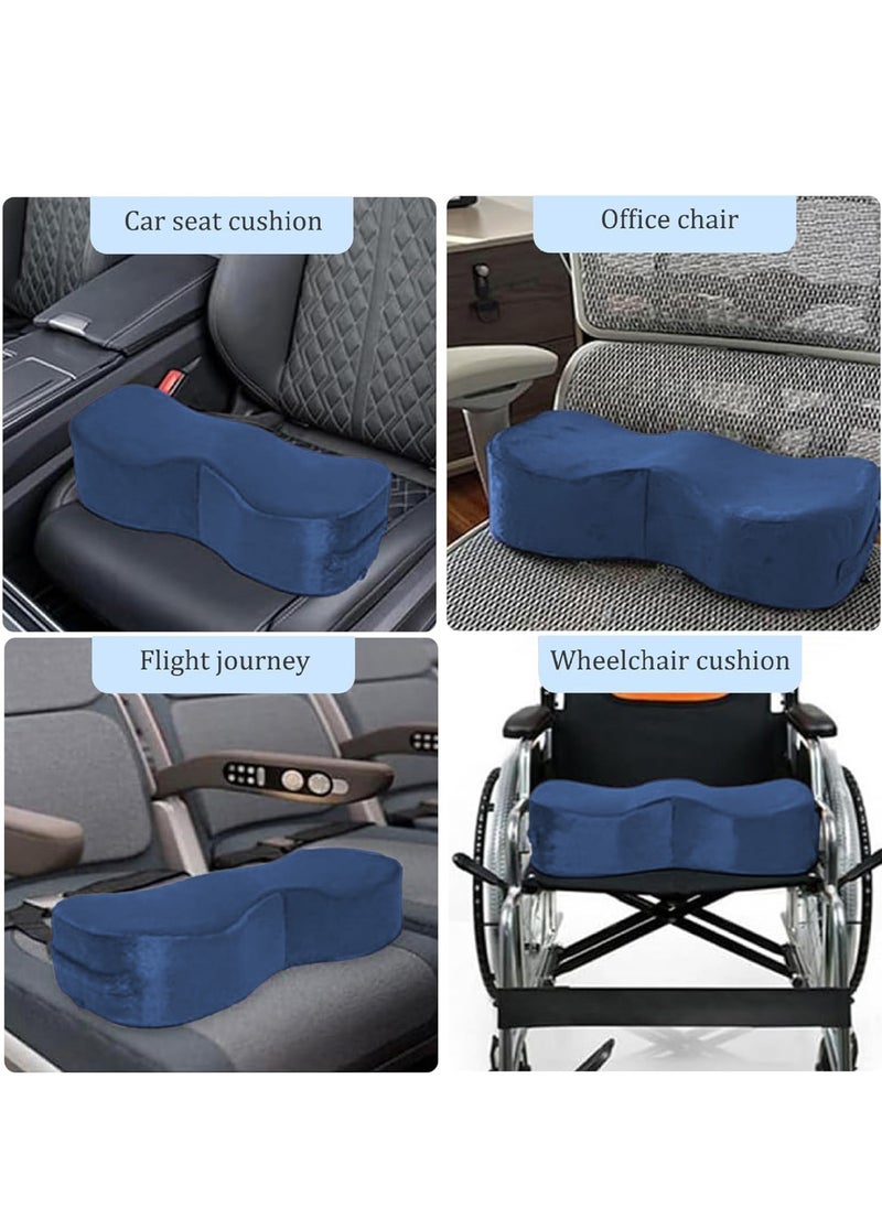 Portable BBL Pillow, Seat Pillows, Brazilian Seat Lift Pillows Post Surgery Recovery, Buttocks Support Cushions, Seat Cushion Pillow, Hip Raise Pillow, Leg Support for Car Office Computer Chair