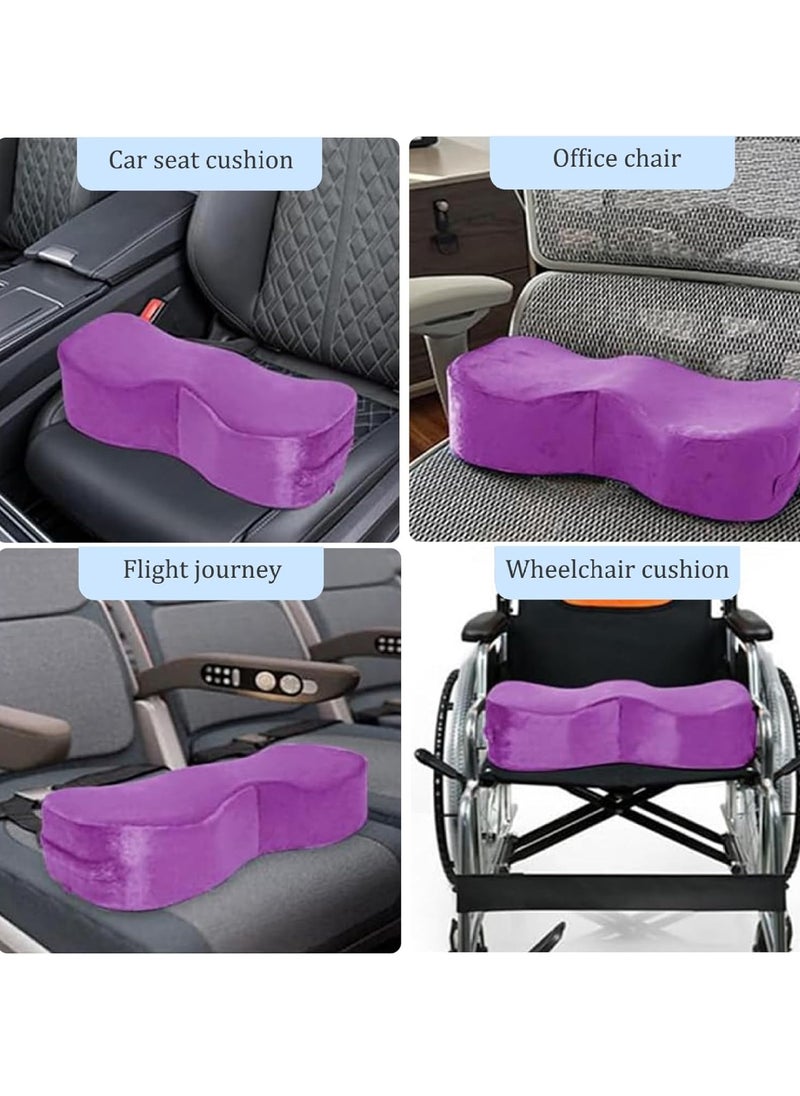 Portable BBL Pillow, Seat Pillows, Brazilian Seat Lift Pillows Post Surgery Recovery, Buttocks Support Cushions, Seat Cushion Pillow, Hip Raise Pillow, Leg Support for Car Office Computer Chair
