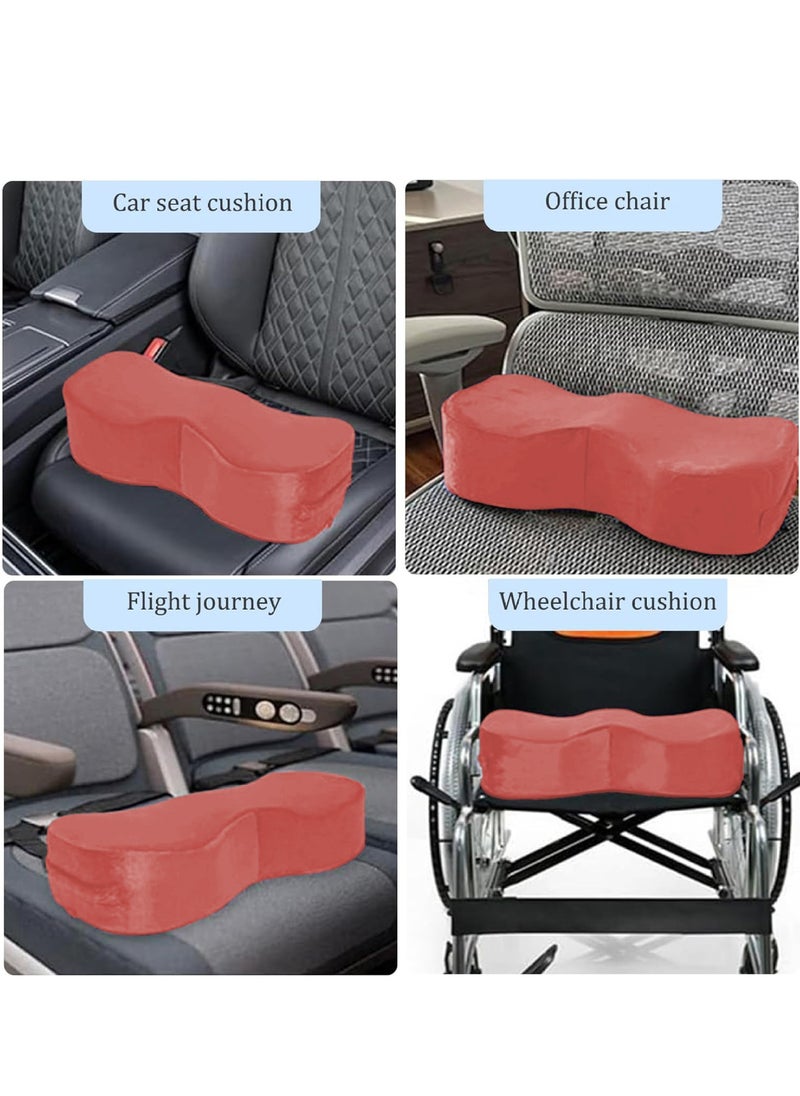 Portable BBL Pillow, Seat Pillows, Brazilian Seat Lift Pillows Post Surgery Recovery, Buttocks Support Cushions, Seat Cushion Pillow, Hip Raise Pillow, Leg Support for Car Office Computer Chair