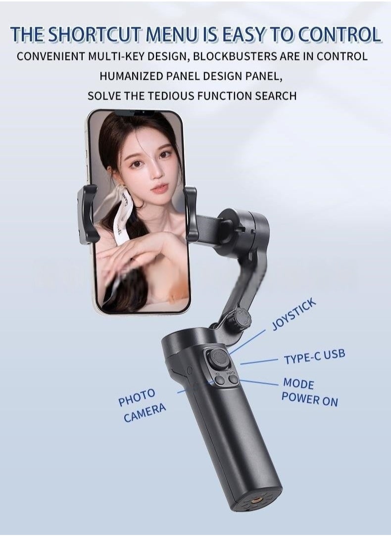 3-AXIS Phone Gimbal Stabilizer Smart Tracking