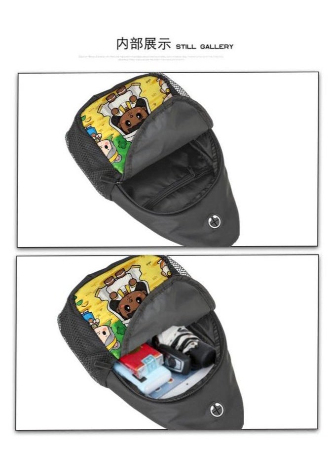 Universal cartoon new three-piece schoolbag - 1076