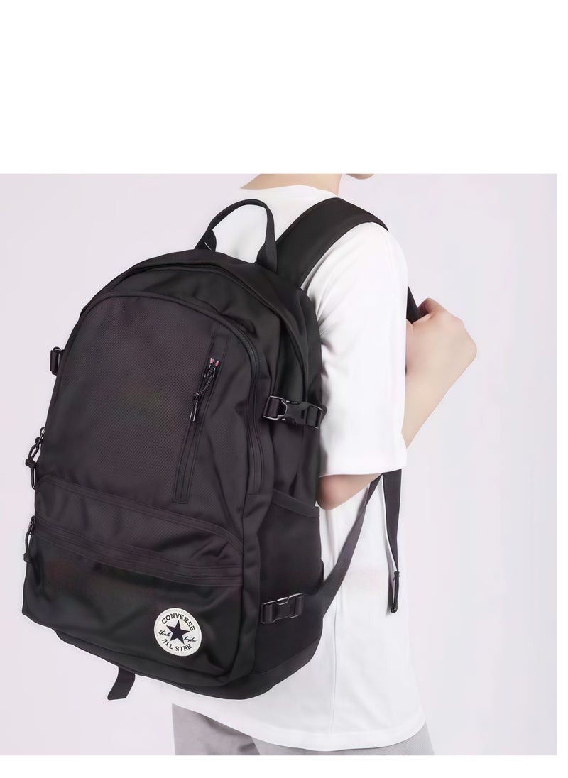 Converse Waterproof Canvas Backpack For Men and Women, Casual and Versatile, Student Net Bag, Travel Backpack 31*46*16CM