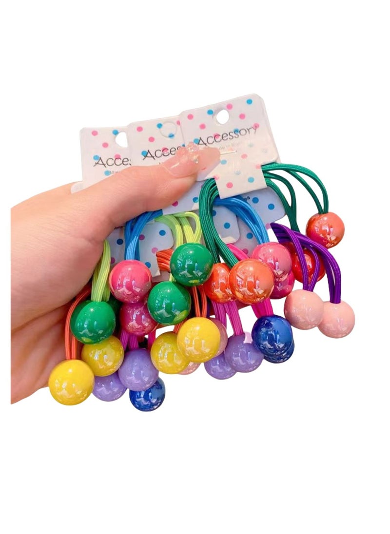 Candy Color Kids Hairband, Elastic Hair Band Headband, Sweet Rubber Hair Band, Princess Hair Accessories Headband 14pcs